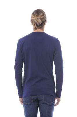 Camiseta de Manga Larga con Cuello Redondo Estilo Clásico