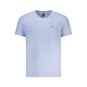 Camiseta de Cuello Redondo de Algodón para Hombre