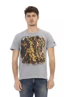 Camiseta de Estilo Casual con Impresión Artística