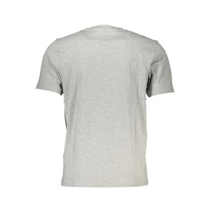 Camiseta de Manga Corta con Logo Circular y Cuello Redondo