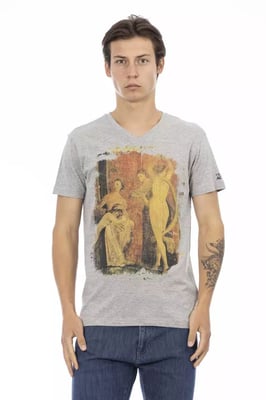 Camiseta con diseño de escote en V