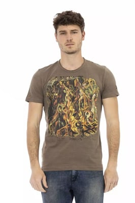 Camiseta Gráfica con Estampado de Arte Abstracto