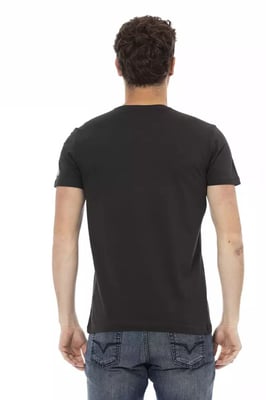 Camiseta de Manga Corta con Cuello Redondo de Arte Vintage