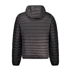 Chaqueta acolchada con capucha Modelo Negro