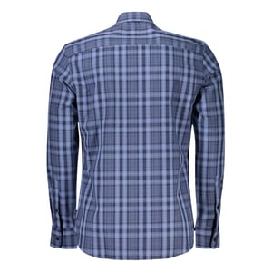 Camisa de cuadros de corte clásico de manga larga
