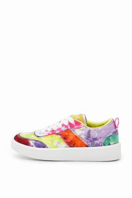 Zapatillas Casual Tiedye Arcoíris Lowtops