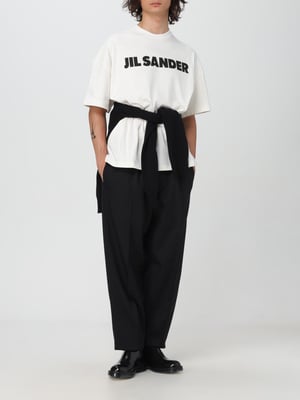 Camiseta con logo de Jil Sander