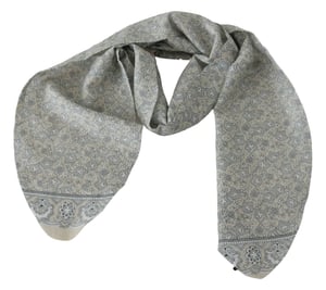 Bufanda de Seda con Estampado Floral Ermanno Scervino