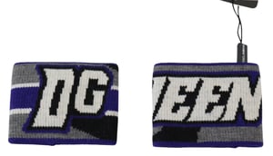 Dg Muñequera de Punto Multicolor con Logo