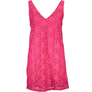 Vestido sin mangas de encaje con escote en V