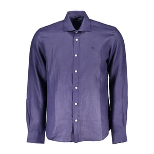 Camisa de vestir de lino de manga larga
