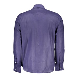 Camisa de vestir de lino de manga larga