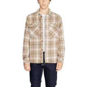 Camisa de Franela Tejida Modelo a Cuadros