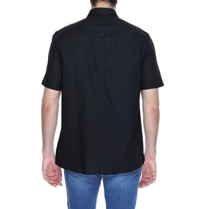 Camisa de lino de manga corta