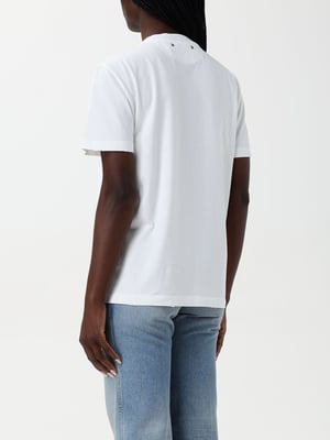 Camiseta con escote de cristal