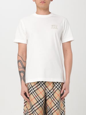 Camiseta de algodón con logo en el pecho
