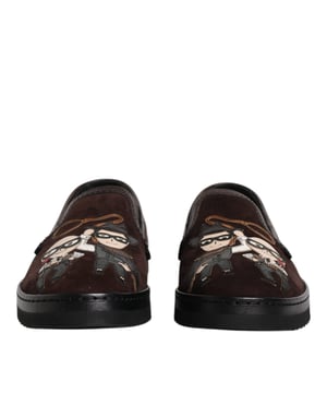 Zapatillas Slipon Portofino de ante marrón