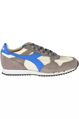Zapatilla de Suede N9000 Gris Off Whiteazul