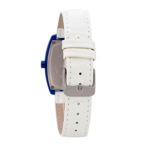 Reloj Chronotech con Correa de Cuero Blanca