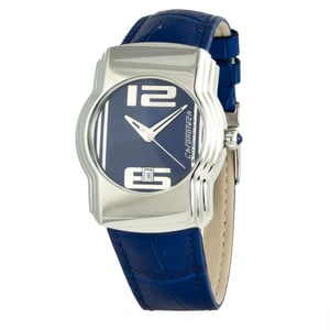 Reloj de pulsera Chronotech Chct7279m09ac con correa de cuero azul