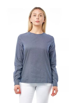 Blusa de Manga Larga con Estampado Total