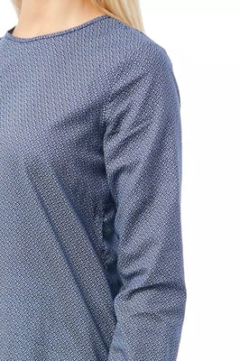 Blusa de Manga Larga con Estampado Total
