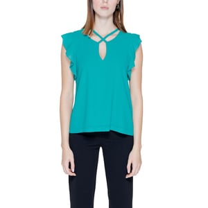 Blusa con Volantes y Cuello en V Ri14208200148ro