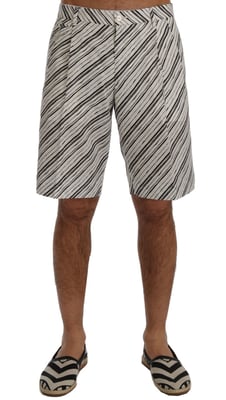 Pantalones Cortos Casuales Rayados