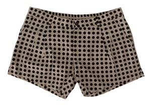 Shorts de Seda con Lunares de Dolce Gabbana