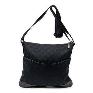 Gucci Medium Messenger  en Negro Lienzo