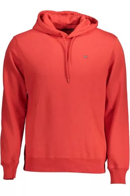 Sudadera con capucha roja