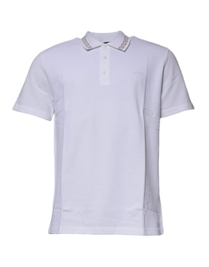 Camisa Polo Versace con Llave Griega