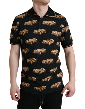 Camisa Polo de Autos Clásicos de Manga Corta