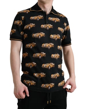 Camisa Polo de Autos Clásicos de Manga Corta