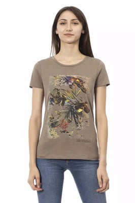 Camiseta de Impresión Floral