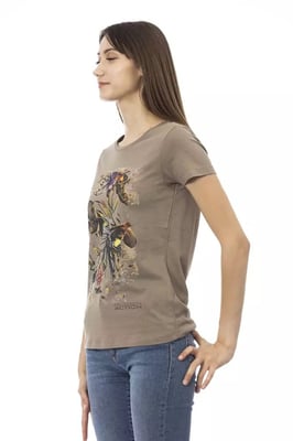 Camiseta de Impresión Floral