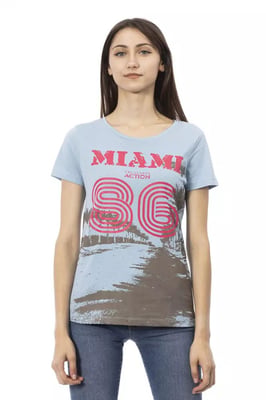 Camiseta Gráfica Miami 86 de Manga Corta con Cuello Redondo