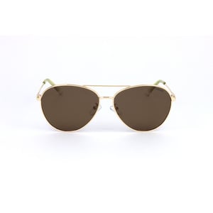 Gafas de sol aviador con lentes marrones