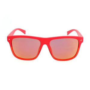 Pld 6041s Gafas de Sol Rojas Cuadradas