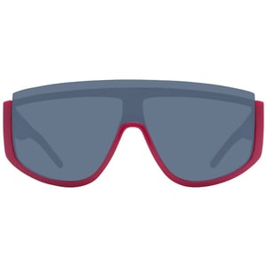 Gafas de sol escudo rojas de gran tamaño