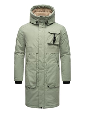 Chaqueta de invierno para hombre Stone Harbour Cyriaan con capucha forrada y diseño cortaviento