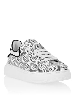 Leather Lo-Top Sneakers Monogram