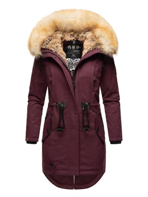 Navahoo Abrigo de Invierno para Mujer Bombi – Colección Premium con Cuello de Pelo Sintético Desmontable
