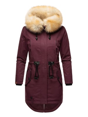 Navahoo Abrigo de Invierno para Mujer Bombi – Colección Premium con Cuello de Pelo Sintético Desmontable