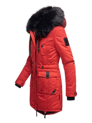 Navahoo Chaqueta de invierno Luluna-Princess para mujer – Cálida, Moderna & Con Forro de Borreguito y Cuello de Pelo Sintético