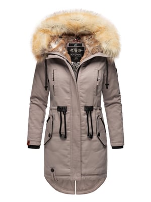 Navahoo Abrigo de Invierno para Mujer Bombi – Colección Premium con Cuello de Pelo Sintético Desmontable