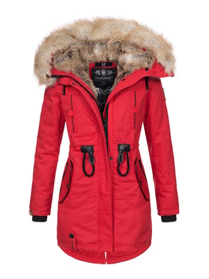 Navahoo Abrigo de Invierno para Mujer Bombi – Colección Premium con Cuello de Pelo Sintético Desmontable