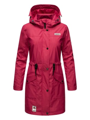 Navahoo Abrigo Impermeable para Mujer Deike – Repelente al Agua con Capucha Desmontable
