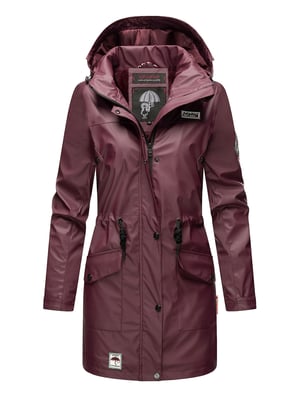 Navahoo Abrigo Impermeable para Mujer Deike – Repelente al Agua con Capucha Desmontable