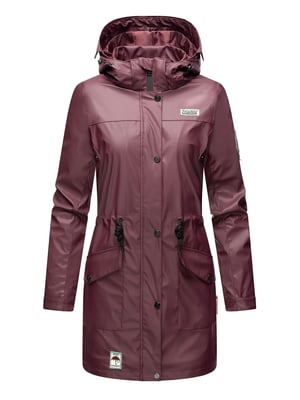 Navahoo Abrigo Impermeable para Mujer Deike – Repelente al Agua con Capucha Desmontable